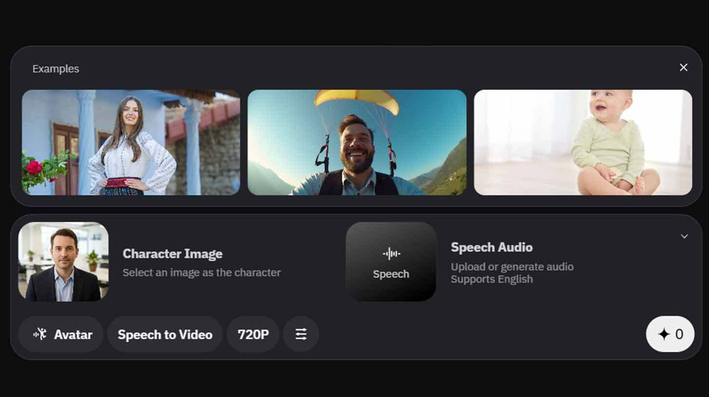 Use your voice to produce talking head videos