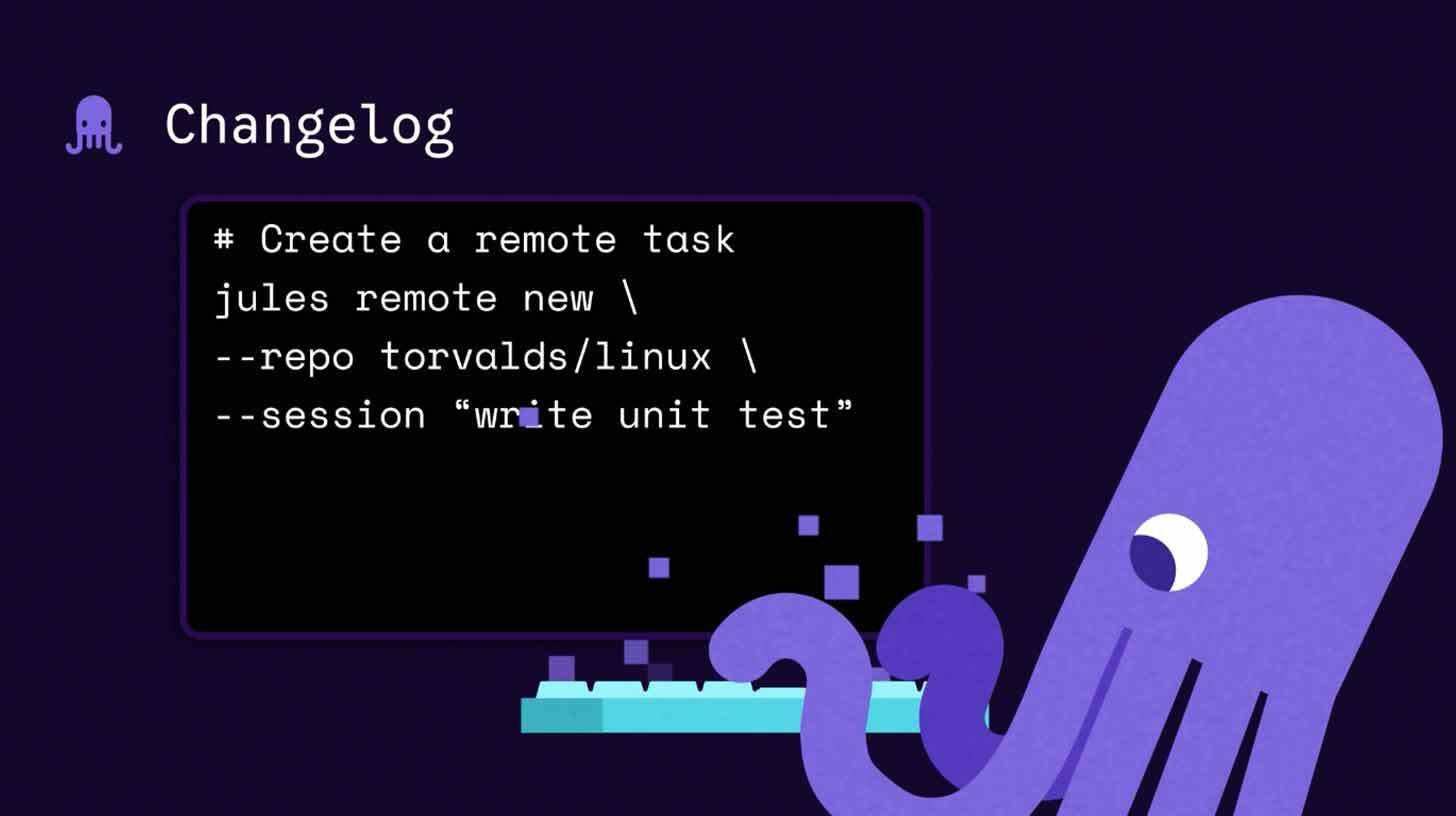 Jules is a coding agent that Google inserts into terminals