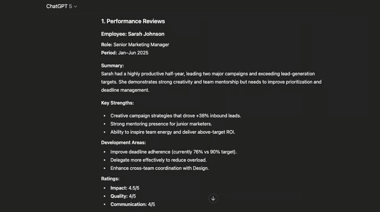 Automate PIPs and performance reviews