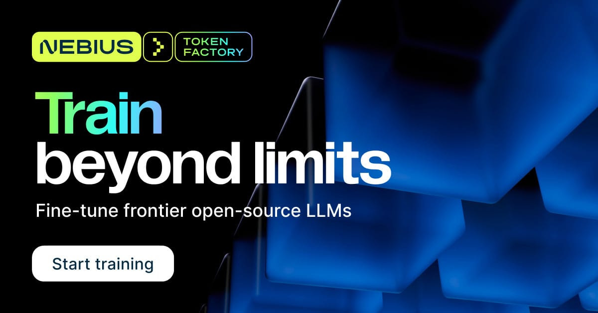 Nebius Token Factory: Post-training Release