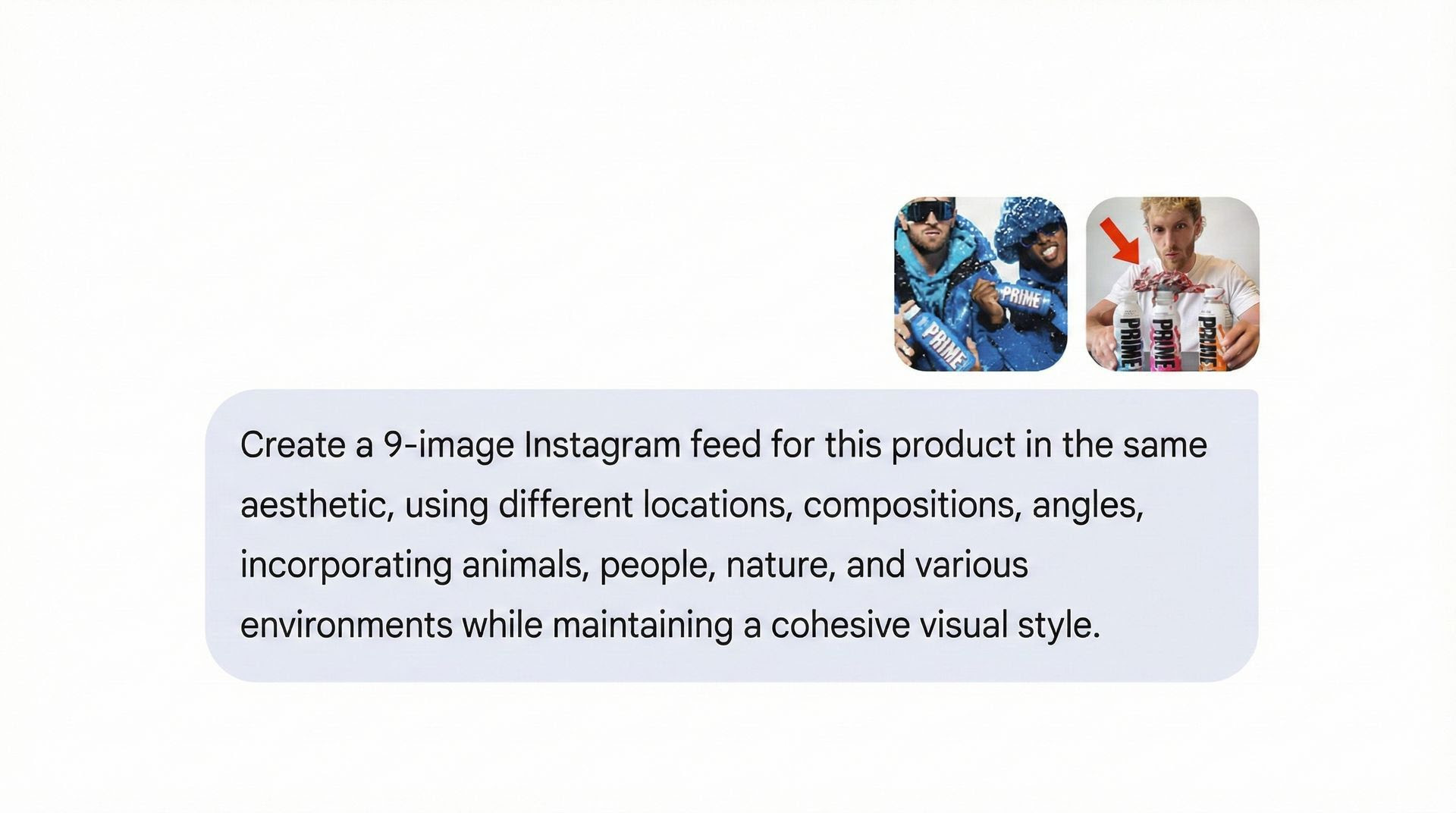 Use Nano Banana to take product photos for Instagram