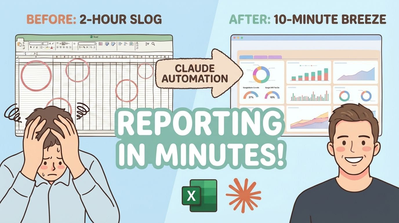 Reduce the amount of time spent reporting in Excel with Claude